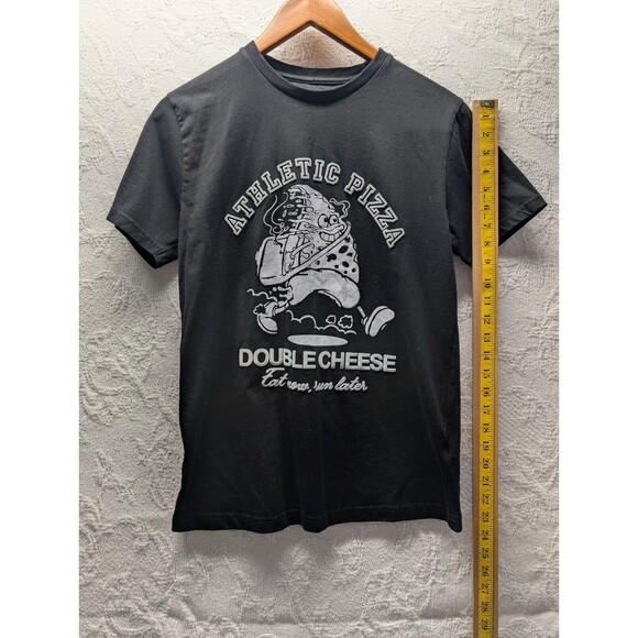 Denim & Flower Ricky Singh Men Small T-Shirt Short-Sleeve Athletic Pizza New - Picture 6 of 7